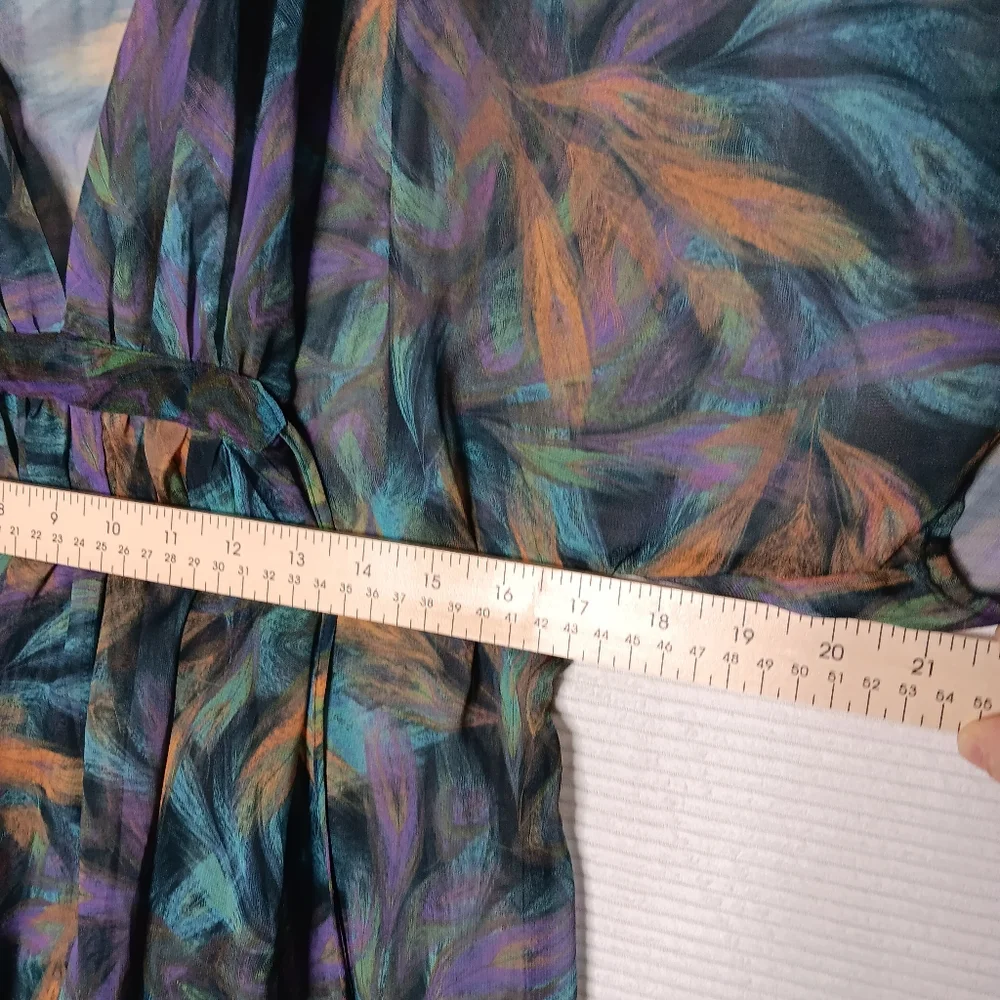 Island leaf print sheer H&M‎ coverup - like new